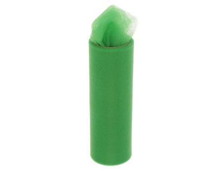 Tiul dekoracyjny na rolce 15cm 9m zielony