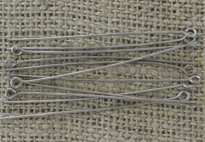 [30915] Haczyki biżuteryjne czarne 50mm 40szt