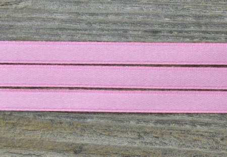 [006656] Wstążka satynowa 6mm różowa 5m