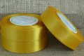 {825100} Wstążka satynowa 25mm 32mb złota 