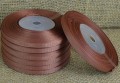 [86R015] Wstążka rypsowa 6mm 22mb brązowa
