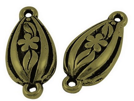 Element ozdobny łącznik ażurowy trójwymiarowy łezka