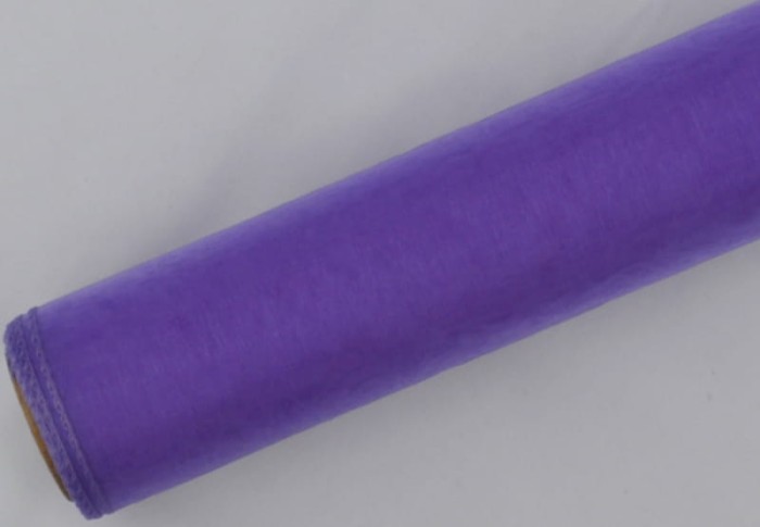 [821025] Organza obszyta na rolce 12cm 9m TRUE VIOLET