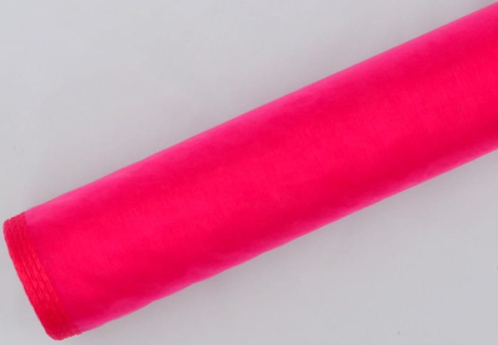 [821029] Organza obszyta na rolce 12cm 9m DK.CORAL