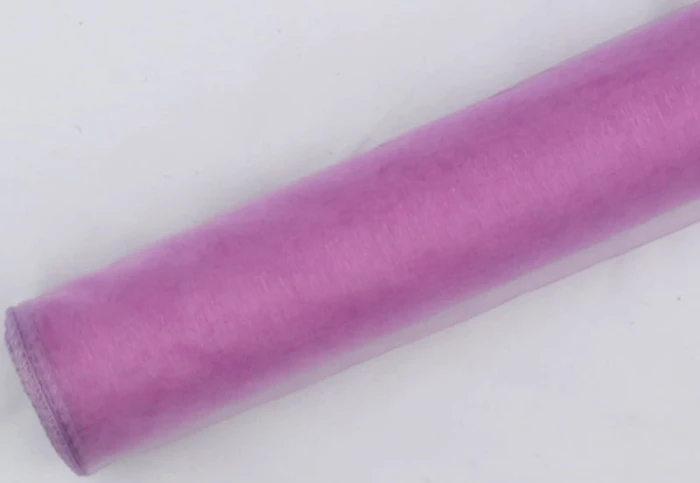 [821052] Organza obszyta na rolce 12cm 9m ORCHID