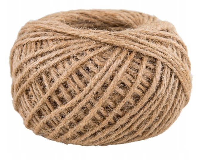 [74155] Sznurek jutowy naturalny 45 metrów 2mm