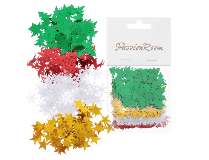 [55501] Cekiny konfetti mix świątecznych wzorów