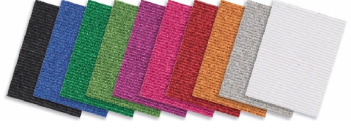 [594108] Tektura falista brokatowa A4 20x30cm mix kolorów