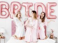 [d0506] Szarfa satynowa Team Bride różowe złoto