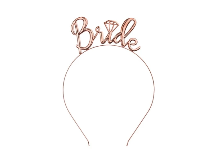 [d0508] Opaska Bride różowe złoto