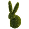 [w0369] Zając stojący flokowany mały 13cm