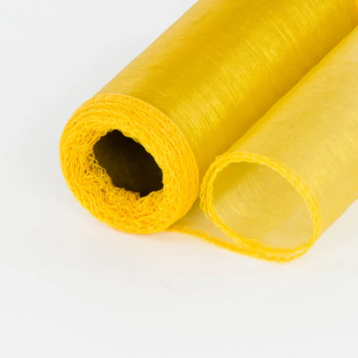 [840072] Organza obszyta na rolce 40cm 9m GOLD