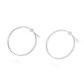 [40432] Baza kolczyka wkręt koło 12mm w kolorze srebrnym