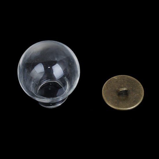 [61410] Forma szklana klosz z krawatką 21,5*20mm