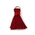 [207235] Zawieszka frędzel w kolorze bordowym