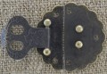 k0801 Zamknięcie do szkatułki w kolorze brązowym