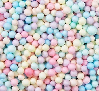 [608235] Kulki styropianowe 4-6mm pastelowe