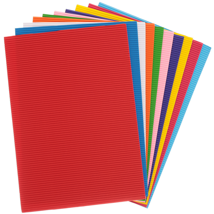 [594113] Tektura falista A4 20x30cm mix kolorów