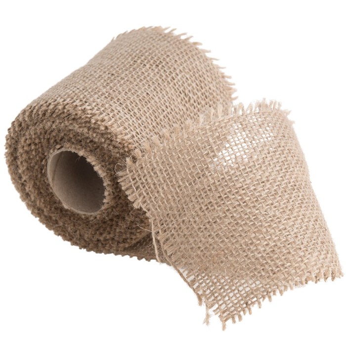 [74166] Tkanina jutowa naturalna 10cm 5mb