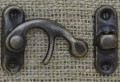 [k0808] Duże zamknięcie do szkatułki brąz 43*37mm