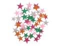 [594125] Gwiazdki samoprzylepne brokatowe kolorowe mix