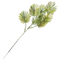 [680450] Gałązka złocona liście palmy 50cm