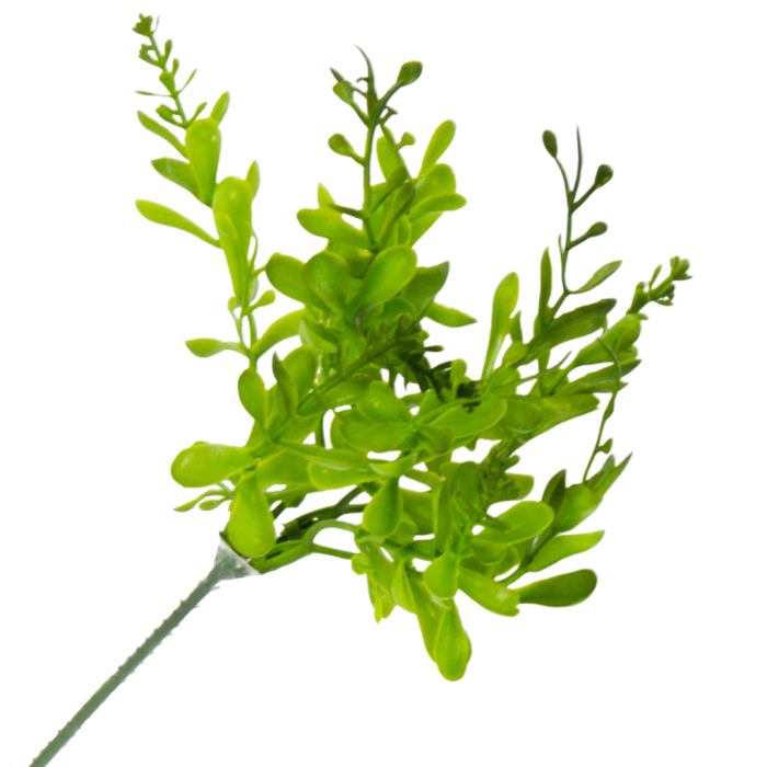 [680480] Gałązka plastikowa borówka ciemnozielona 25cm