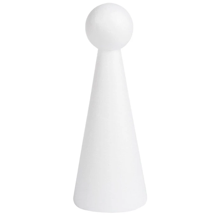 [608269] Aniołek styropianowy z główką 17cm