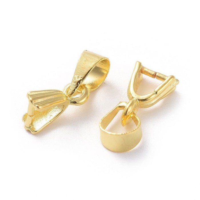 [27182] Krawatka ozdobna z uchwytem 13mm kolor złoty 2szt