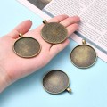 [101231] Baza medalionu brąz na kaboszon 40mm