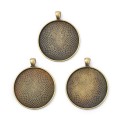 [101231] Baza medalionu brąz na kaboszon 40mm
