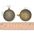 [101231] Baza medalionu brąz na kaboszon 40mm