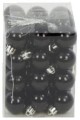 [680471] Bombki nietłukące 2,5cm 36 sztuk czarne mix