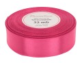[825034] Wstążka satynowa 25mm 32mb malinowa