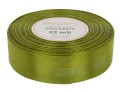 [825036] Wstążka satynowa 25mm 32mb khaki