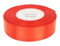 [825084] Wstążka satynowa 25mm 32mb marchewkowa