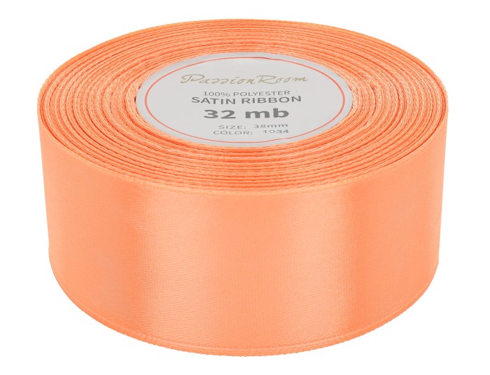 [838082] Wstążka satynowa 38mm łososiowa jasna