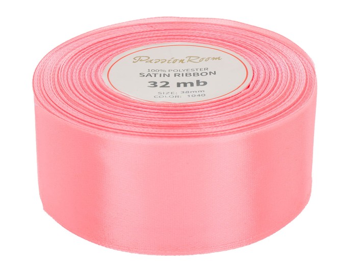 [838086] Wstążka satynowa 38mm łososioworóżowa