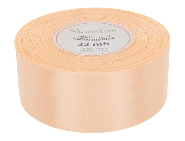 [838107] Wstążka satynowa 38mm 32mb brzoskwiniowy