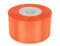 [850004] Wstążka satynowa 50mm neonowy pomarańczowy