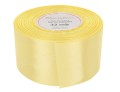 [850032] Wstążka satynowa 50mm 32mb bladożółta