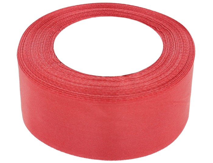 [838101] Wstążka satynowa 38mm 32mb ceglasta