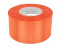 [838004] Wstążka satynowa 38mm neonowy pomarańczowy