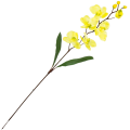 [w0402] Storczyk satynowy gałązka 75cm żółty