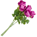[w0529] Róża na gałązce 47cm fioletowa