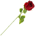 [w0528] Róża na gałązce 47cm czerwona cieniowana