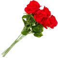 [w0527] Róża na gałązce 47cm czerwona