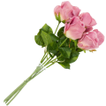 [w0526] Róża na gałązce 47cm przydymiony różowy