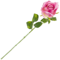 [w0525] Róża na gałązce 47cm różowa