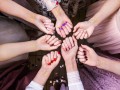 [d0516] Tatuaże zmywalne na wieczór panieński team bride złote